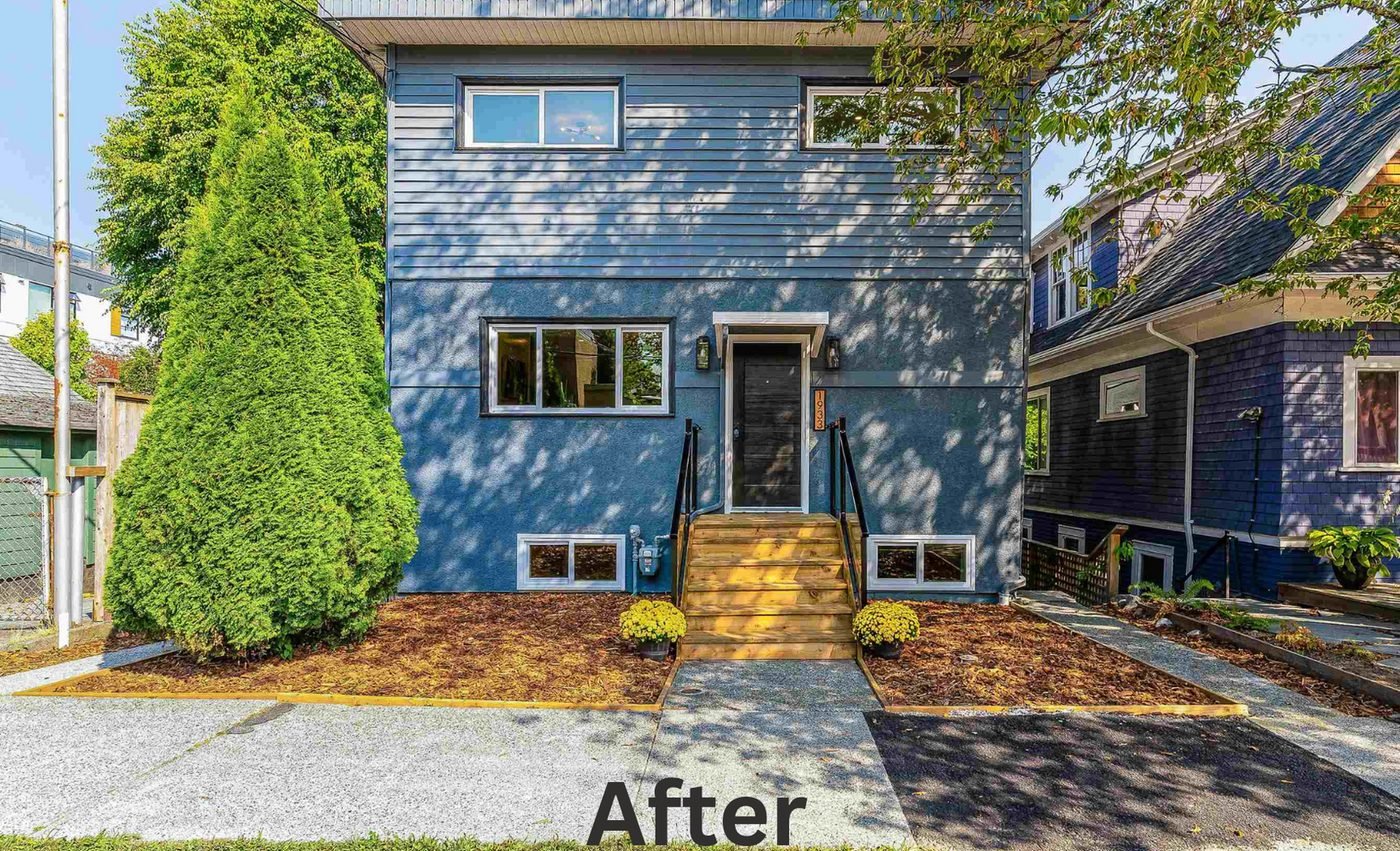 Home exterior after renovation in Vancouver